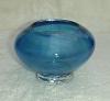 Transparent blue bowl